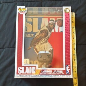 Funko Pop! SLAM LeBron James Figure - Red, Gold, White